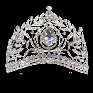 <span class=keywords><strong>Diadème</strong></span> de la couronne <span class=keywords><strong>Miss</strong></span> philippe, offre spéciale, feuille en argent, spectacle de beauté - Product Image 4
