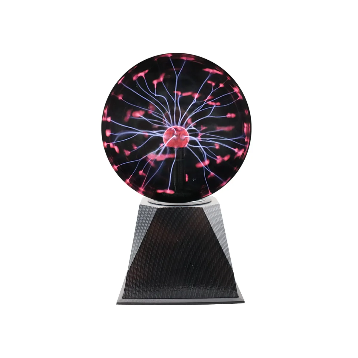 Festival Magic Lightning Ball 8 polegadas eletricidade estática Plasma Ball Holiday Gifts com base de pintura