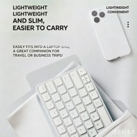 Teclado Inalámbrico Recargable Ultrafino de 78 Teclas con Interruptor de Tijera, Modo Dual Bluetooth 2.4G, Portátil, para Mac y Windows