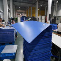 Feuille de séparation de palette ondulée en plastique de taille personnalisée pp panneau creux tampons de couche de bouteille pour l'emballage de bouteille en verre