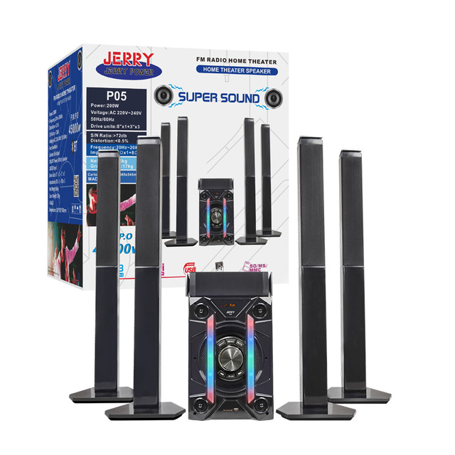 Super Quality Pro Audio 5.1 Home Theatre System Blue Tooth big speakers bluetoothr For All Markets JR-P05