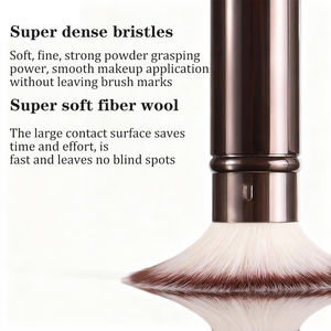 แปรงแต่งหน้าแบบสองหัว หัวแปรงทรงนาฬิกาทราย ขนแปรงสังเคราะห์ ด้ามจับโลหะ สำหรับ<span class=keywords><strong>ปัด</strong></span><span class=keywords><strong>แก้ม</strong></span>  รับดรอปชิปปิ้ง  รับผลิตแบรนด์ OEM - Product Image 2