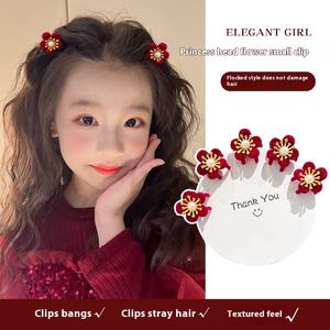 Pinzas <span class=keywords><strong>para</strong></span> el <span class=keywords><strong>pelo</strong></span> <span class=keywords><strong>de</strong></span> flores <span class=keywords><strong>de</strong></span> terciopelo <span class=keywords><strong>para</strong></span> niñas con adorno <span class=keywords><strong>de</strong></span> perlas accesorios <span class=keywords><strong>para</strong></span> el cabello elegantes <span class=keywords><strong>para</strong></span> la escuela y la fiesta - Product Image 6