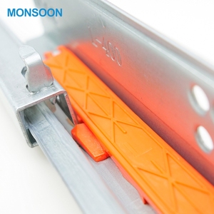 Mạ kẽm mở rộng đầy đủ Push-Open giấu slide với Xử lý mở rộng đầy đủ undermount ngăn kéo trượt nhà bếp ngăn kéo trượt - Product Image 2