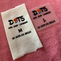 Étiquette thermocollante pour col de t-shirt, étiquette d'impression par transfert thermique au plastisol pour textile