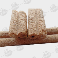 Vente en gros de céréales de blé Halal saines croustillantes pour biscuits, confiture, bâtonnet de remplissage, chocolat au lait en fibre, bonbon soufflé à double saveur