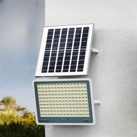 Venta al por mayor de alta eficiencia Super brillante luces solares al aire libre 100W 200W 300W Luz de inundación con energía solar