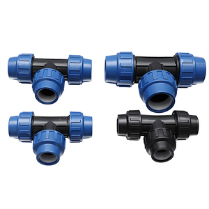 Conexiones Rápidas para Tuberías de PE de 1/2, 3/4 y 1 Pulgada, Válvulas en T, Codos, Sistema de Drenaje e Irrigación con Sistema de Bloqueo por Empuje para Tuberías de Agua - Product Image 3