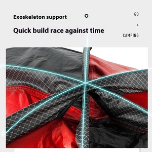 Mobi Garden Alpine Double-Person tempesta solare a prova di tenda da arrampicata ispessita 130 tende nella foresta nera per il <span class=keywords><strong>campeggio</strong></span> - Product Image 3