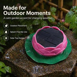 Altoparlante solare da piscina |   Lettore <span class=keywords><strong>MP3</strong></span> Lotus Impermeabile Alimentato dalla Luce Solare - Product Image 2