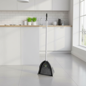 ชุดไม้กวาดด้ามยาวพร้อมที่โกยผง ขนแปรง PET ทนทาน อุปกรณ์ทำความสะอาดพื้น - Product Image 3