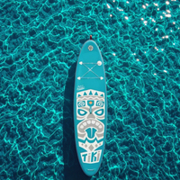 Équipement de sports nautiques E SUP Planche à pagaie gonflable enroulable portable en PVC 3 ailerons Capacité Lacs et rivières sup Planche portable