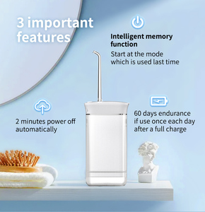 <span class=keywords><strong>Irrigador</strong></span> Bucal Recargable Retráctil, Ideal para Viajes de Negocios, 60 Días de Autonomía, Hilo Dental de Agua - Product Image 5