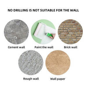 Cao cấp 201 thép không gỉ móc áo với mạnh mẽ PVC hút chân không hút thanh lịch màu rắn không khoan dễ dàng cài đặt - Product Image 5