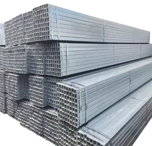Tubería <span class=keywords><strong>de</strong></span> Acero Galvanizado <span class=keywords><strong>de</strong></span> Alta Calidad, Cuadrada/Rectangular, <span class=keywords><strong>20x20</strong></span>, 40x40, 20x40, 40x80, Barras Cuadradas, Tuberías <span class=keywords><strong>de</strong></span> Acero Soldadas - Product Image 1