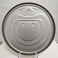 Haute Qualité 307 #   Couvre-boîte en aluminium chromé de 83,3 mm à ouverture facile pour boîtes de thon et de sardines