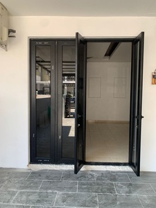 <span class=keywords><strong>Porte</strong></span> <span class=keywords><strong>coulissante</strong></span> pliante populaire pour balcon, véranda, bureau, cloison en verre insonorisée, <span class=keywords><strong>porte</strong></span> accordéon - Product Image 5