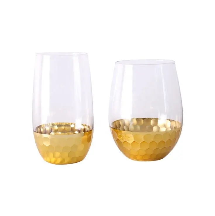 Thủy Tinh Cốc Cốc Cốc Với Vàng Mạ Vàng Glass Uống Cup