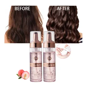 Produit de coiffure personnalisé OEM vendeur de mousse de marque privée mousses volumatrices et mousses pour cheveux bouclés