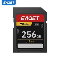 Carte SD EAGET S8 OEM pour appareil photo 32/64/128/256/512 Go A1 V3 U30 90 Mo/s 4K UHD – Carte mémoire photo SD en gros