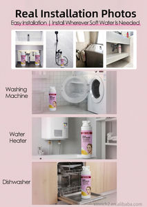 <span class=keywords><strong>Adoucisseur</strong></span> <span class=keywords><strong>d</strong></span>'<span class=keywords><strong>eau</strong></span> compact en résine à haut <span class=keywords><strong>d</strong></span>ébit 8LPM pour usage domestique, mural, pour la douche, la salle de bain, les bébés et les femmes - Product Image 6