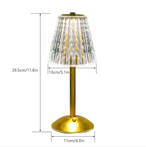 โคมไฟตั้งโต๊ะอะคริลิคโลหะทันสมัย สำหรับห้องนอน/สำนักงาน ไฟ LED ปรับอุณหภูมิสี/ความสว่างได้ ตัวโคมทำจากเหล็ก รับประกัน 3 ปี - Product Image 6