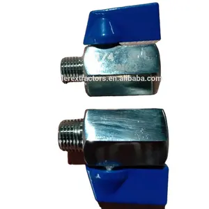 PN63 paslanmaz çelik 304 Mini bilya vana 3/8 "kadın x erkek NPT/BSP