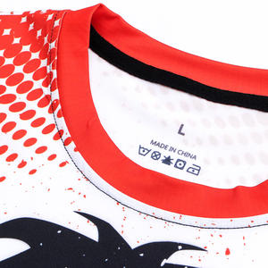 T-shirt da uomo slim fit in maglia a maniche lunghe con stampa bestia feroce stile fumetto, compressione traspirante, 180 grammi, casual - Product Image 4