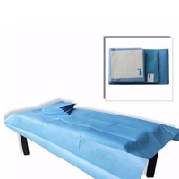 Rouleau de draps de lit imperméables d'hôpital médical chaud rouleau de drap de lit de papier d'examen jetable non tissé