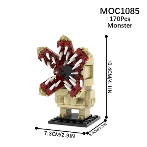 170 pièces MOC1085 <span class=keywords><strong>Série</strong></span> Créativité Stranger <span class=keywords><strong>Things</strong></span> Demogorgon Briques de construction Jouets pour enfants Cadeau Pièces MOC - Product Image 2