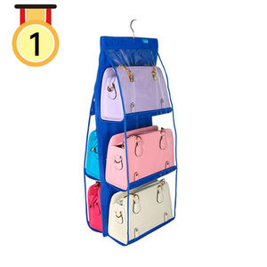 2023 Hanging Handbag Organizer For Wardrobe Closet Transparent Storage Bag Handbag Organizer Home Storage & Organization