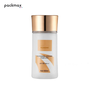 Botella de 60 ml de PP/PE con tapón de rosca – Envase vacío para protector solar, base y prebase, y empaque multimaterial para crema de manos y loción fijadora - Product Image 1
