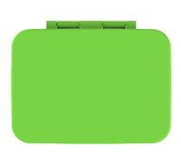 Boîte à goûter pour enfants à 3 compartiments, hermétique, en silicone, sans BPA, résistante au micro-ondes, couleur personnalisée, très vendue