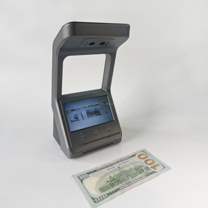 Détecteur de factures <span class=keywords><strong>en</strong></span> plastique HL V80 Machine de contrôle infrarouge et scanner de billets de banque multi-devises UV/MG - Product Image 2