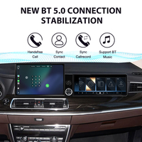 Écran ZWNAV 13,1"+12,3" pour BMW Série 5 GT CIC/NBT 2009-2017 Android 15 Carplay DSP GPS Autoradio Stéréo 4G WiFi 360 OEM
