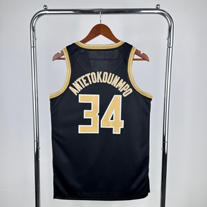 Livraison directe de vêtements pour hommes de haute qualité Milwaukee Buck # 34 Giannis Antetokounmpo # <span class=keywords><strong>Maillot</strong></span> de basket-ball 0 <span class=keywords><strong>Damian</strong></span> <span class=keywords><strong>Lillard</strong></span> - Product Image 3