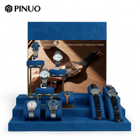 Présentoir de Comptoir Élégant Pinuo Haut de Gamme Fait Main avec LOGO Personnalisé (100 Pièces) pour Magasin de Montres, Bijouterie et Exposition
