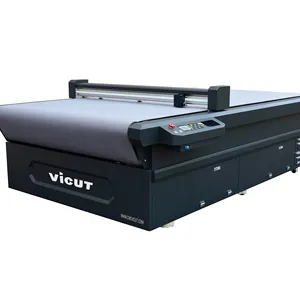 VICUT Car Wrap Vinyl Cutting Machine Flatbed Knife Digital Cutting Machine with CAD Cam Software VFR1612