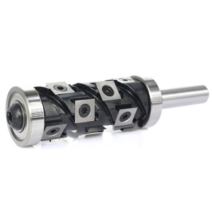 木工用挿入フライスカッター14個入りナイフ使い捨てフラッシュトリムルータービット付きトップベアリング - Product Image 5