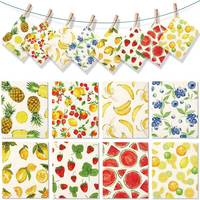 Linges à vaisselle suédoises personnalisées-Lot de 10 lingettes éponge en cellulose de Suède réutilisables et compostables pour la cuisine pour laver la vaisselle