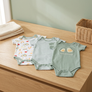 Ensemble de survêtements décontractés en tissu peigné lavable pour bébés et tout-petits unisexes, prix de gros abordable, Inde - Product Image 3