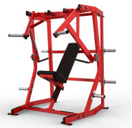 Presse à pectoraux assise isolalette inclinée en acier de qualité supérieure, à charge libre, pour musculation
