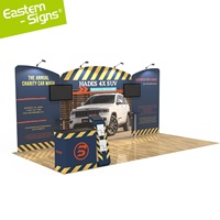 Solution de stand d'exposition portable en aluminium pour stand d'exposition de 20'x10' pour la promotion d'événements