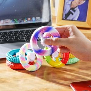 Новый дизайн, игрушка-антистресс, сжималка, захват, сенсорный Поппер, силиконовая ручка, зажим, шумогенератор с фиджет-спиннером - Product Image 3