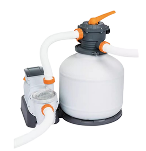 Grandes <span class=keywords><strong>accessoires</strong></span> de piscine en plastique : élément filtrant efficace et support de pompe avec une puissance de 1,0 kW pour une filtration optimale de la piscine - Product Image 1