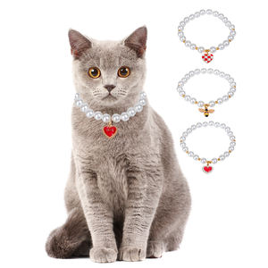 Vente de gros Collier chien chat perle décorée - Product Image 1