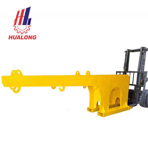 Hualong maquinaria de piedra Carretilla elevadora <span class=keywords><strong>Jib</strong></span> Boom Seguridad Ajustable Accesorio de carretilla elevadora Gancho de horquilla para grúa - Product Image 1