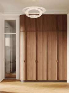 Muebles de dormitorio de lujo ligeros y personalizados, armario de esquina, guardarropa, almacenamiento de madera, diseño moderno, vestidor - Product Image 4