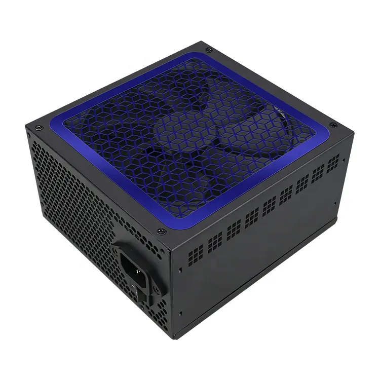 New 600 Watt Pc Power Supply 80Plus Bronze Level Gaming Psu With 14cm Fan