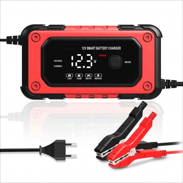 Newest Car Battery Charger 12V 6A Automatic Intelligent Start Stop Pulse Repair Full Intelligent Automatic Repair Battery Charge